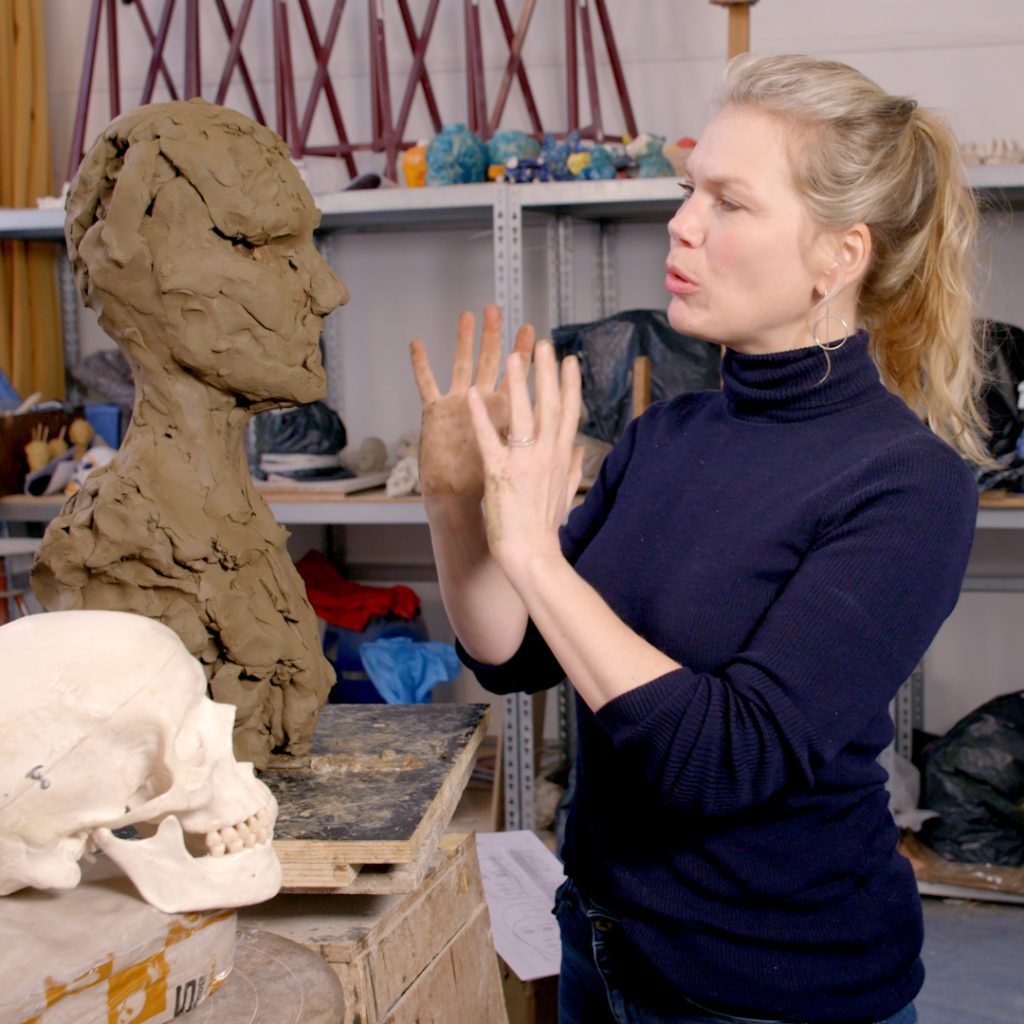 model portret boetseren natasja bennink